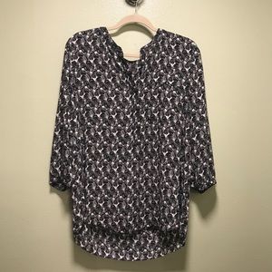 Black and White Blouse by NYDJ